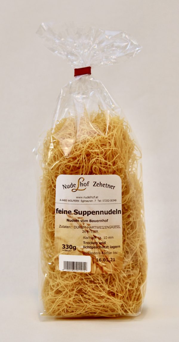 feine Suppennudeln