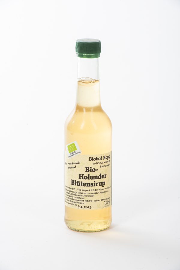 BIO Holunder Blütensirup 0,33l